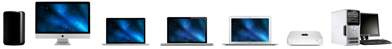 For any Thunderbolt & Thunderbolt 2 equipped Mac and PC