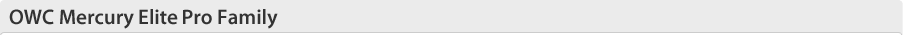 OWC Mercury Elite-AL Pro