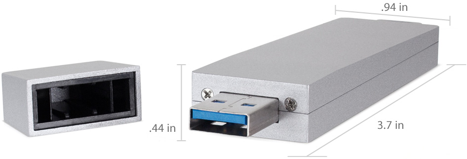 OWC Envoy Pro mini dimensions