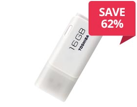 16GB Toshiba TransMemory USB 2.0 Flash Drive