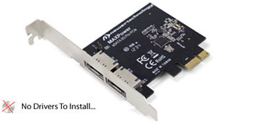 MAXPower eSATA 6G PCIe 2.0 Controller Card