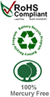 RoHS Compliant, Mercury Free, Recycle Program