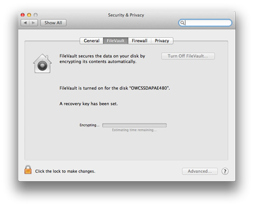 how get recovery key for mac filevault