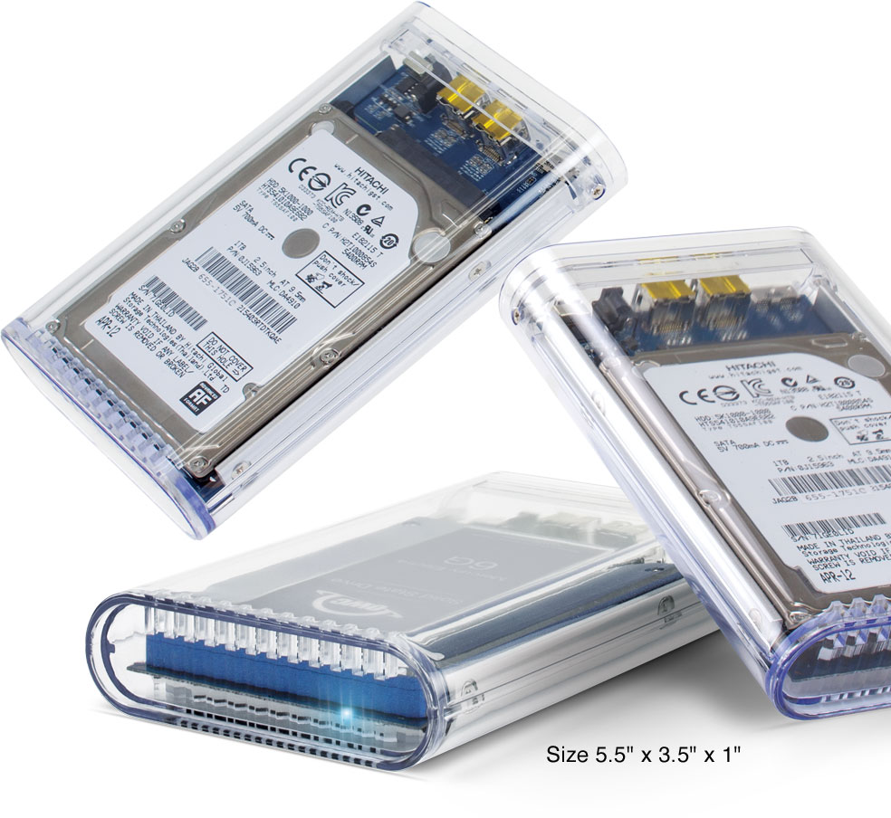 Mercury On-The-Go Pro Portable USB 3.0 External Hard Drive