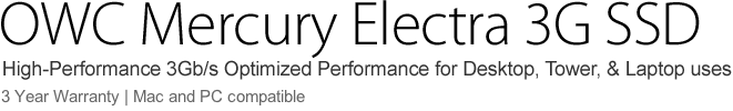 OWC Mercury Electra 3G SSD