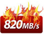 820MB/s logo
