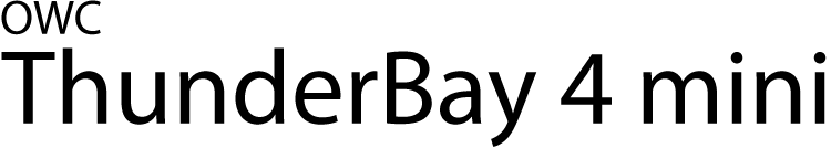 OWC Thunderbay 4 mini