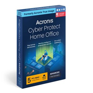 Acronis Cyber Protect Home Office Advanced 1 Year Subscription for 5 Computers + 500GB Acronis Cloud Storage - Digital Download