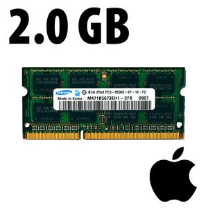 (*) 2.0GB Apple-Micron Factory Original PC10600 DDR3 204 Pin CL9 1333MHz SO-DIMM Module *Used / Pull