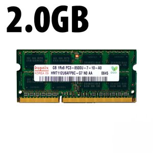 (*) 2.0GB Apple-Hynix Factory Original PC10600 DDR3 204 Pin CL9 1333MHz SO-DIMM Module