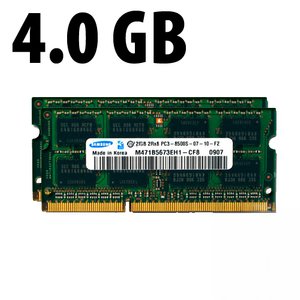 (*) 4.0GB (2x 2GB) Apple Factory Original PC10600 DDR3 204 Pin CL9 1333MHz SO-DIMM Kit