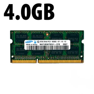 (*) 4.0GB Apple-Samsung Factory Original PC10600 DDR3 204 Pin CL9 1333MHz SO-DIMM Module *Used / Pul