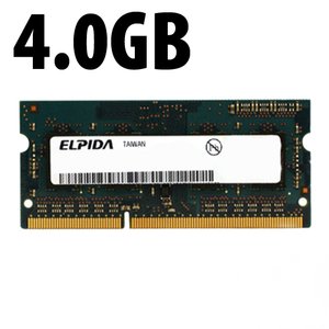 (*) 4.0GB Apple-Elpida Factory Original PC12800 DDR3L 204 Pin CL11 1600MHz SO-DIMM Module *Used / Pu