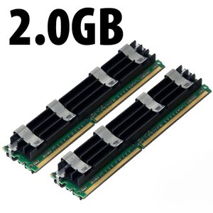 (*) 2.0GB (2 x 1GB) Apple-Major Brand OEM PC5300 DDR2 204 Pin CL5 667MHz FB-DIMM *Used / Pull*