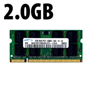 (*) 2.0GB Samsung Original PC5300 DDR2 667MHz SO-DIMM Module for Core Duo/Core 2 Duo systems