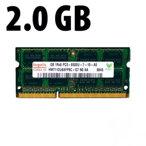 (*) 2.0GB Apple-Major Brand Factory Original PC6400 DDR2 200 Pin CL6 800MHz SO-DIMM Module.