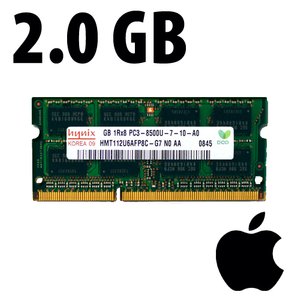 (*) 2.0GB Apple-Hynix Factory Original PC8500 DDR3 204 Pin CL7 1066MHz SO-DIMM Module