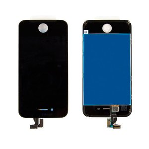 Replacement Glass Digitizer LCD Touch Screen for Apple iPhone 4 CDMA Black. Apple OEM, System Pull.