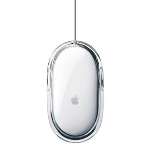 Apple Mouse: Wired USB Optical Mouse. White. Used, Good Condition
