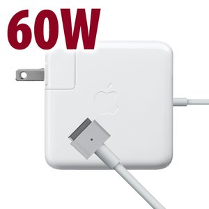 Apple 60W MagSafe 2 Power Adapter for 13" MacBook Pro with Retina display Models. Retail Packaged.