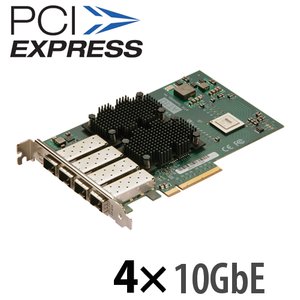 ATTO FastFrame NS14 Quad Port 10Gb Ethernet PCIe 2.0 Network Adapter. LC SFP+ Interface