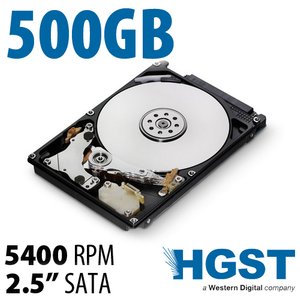500GB HGST Travelstar Z5K500 2.5-inch 7mm SATA 6.0Gb/s 5400RPM Hard Drive