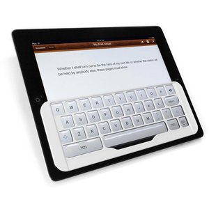 TacType Keyboard for Apple iPad - White Color.