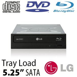 LG 16X Blu-ray Burner + Super-MultiDrive DVD/DVD DL/CDRW Read/Write - Serial-ATA Internal