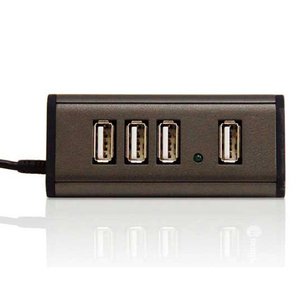 Macally TriHub - 4 Port Hi-Speed USB 2.0 Hub for Mac & PC