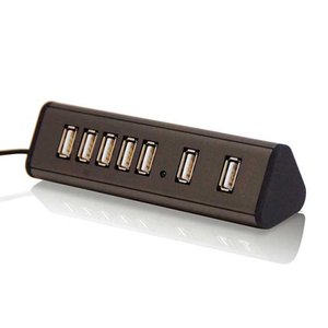 Macally TriHub - 7 Port Hi-Speed USB 2.0 Hub for Mac & PC
