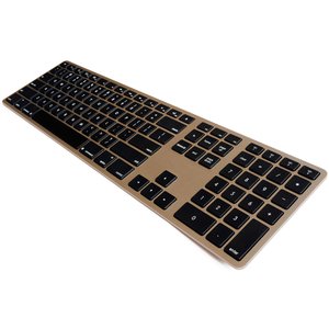 Matias Wireless Aluminum Keyboard - Gold