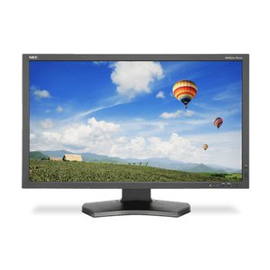 NEC MultiSync 27" Widescreen LCD Monitor. DisplayPort, HDMI, and DVI-D inputs.