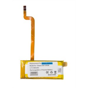 NewerTech NuPower 580mAh Replacement Battery for select Apple iPod Classic 5th, 6th, or 7th Gen.