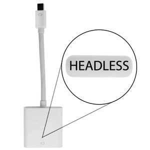 8-inch NewerTech Headless Mac Video Accelerator. Greatly Improves Remote Access Performance!