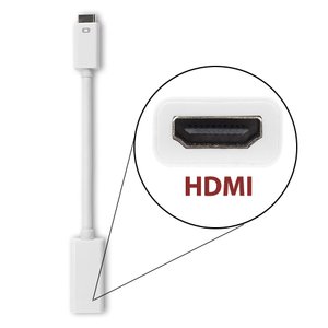 8-inch NewerTech Mini DVI to HDMI Video Adapter. Exceptional Quality. Matches Apple 'White'