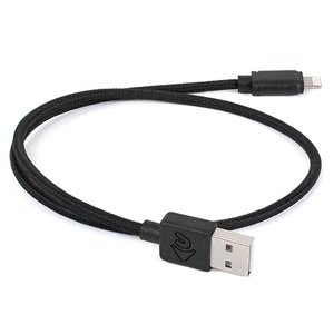 0.5 Meter (20") NewerTech Lightning to USB 2.0 Cable. Black. Premium Quality & Durability.