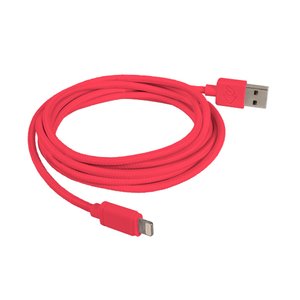 2.0 Meter (78") NewerTech Lightning to USB 2.0 Cable. Pink. Premium Quality & Durability.