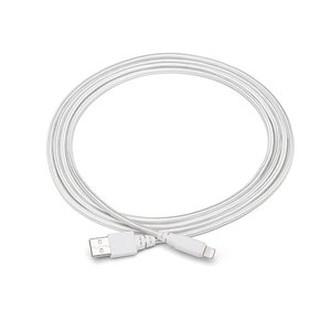 2.0 Meter (78") NewerTech Lightning to USB 2.0 Cable. White. Premium Quality & Durability.