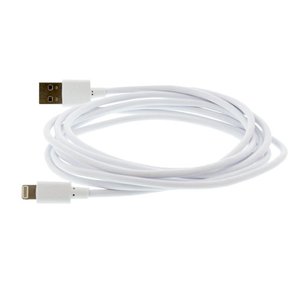 2.0 Meter (78") NewerTech Lightning to USB 2.0 Cable. White.