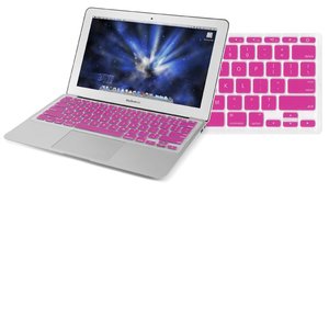 NewerTech NuGuard Keyboard Cover - Pink Color. For use with 11" MacBook Air 2010.