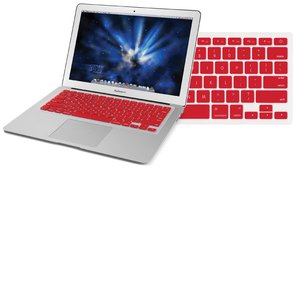 NewerTech NuGuard Keyboard Cover - Red Color. For use with 13" MacBook Air 2010.