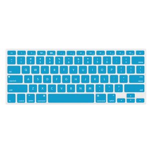 NewerTech NuGuard Keyboard Cover for 2011-15 MacBook Air 13", All MB Pro Retina - Light Blue.