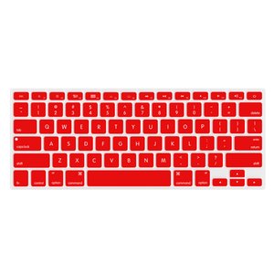 NewerTech NuGuard Keyboard Cover for 2011-15 MacBook Air 13", All MacBook Pro Retina - Red Color.