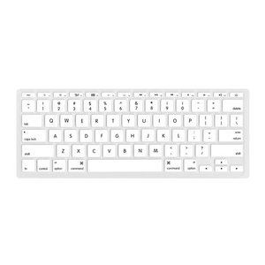 NewerTech NuGuard Keyboard Cover for 2011-15 MacBook Air 13", All MacBook Pro Retina - White.