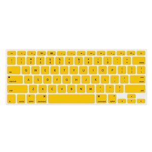 NewerTech NuGuard Keyboard Cover for 2011-15 MacBook Air 13", All MacBook Pro Retina - Yellow.
