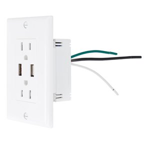 AC Outlets + 2 x USB Charging<BR>NewerTech Power2U