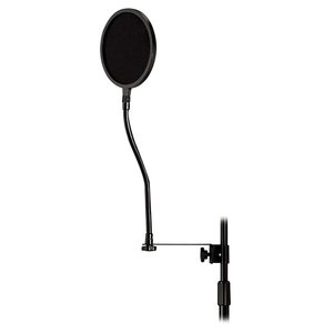 On-Stage Stands ASVS6-GB 6" Pop Filter with Gooseneck & Clamp