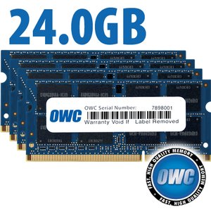 24.0GB (8GB x 2 + 4GB x 2) PC3-10600 DDR3 1333MHz SO-DIMM 204 Pin CL9 SO-DIMM Memory Upgrade Kit