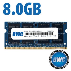8.0GB PC3-10600 DDR3 1333MHz SO-DIMM 204 Pin CL9 SO-DIMM Memory Module