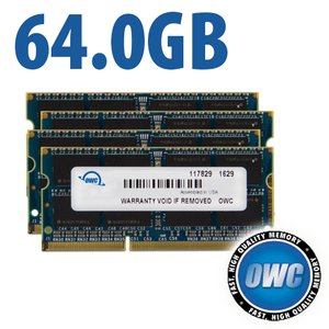 64.0GB 1867MHz DDR3 SO-DIMM PC3-14900 SO-DIMM 204 Pin CL11 Memory Upgrade Kit